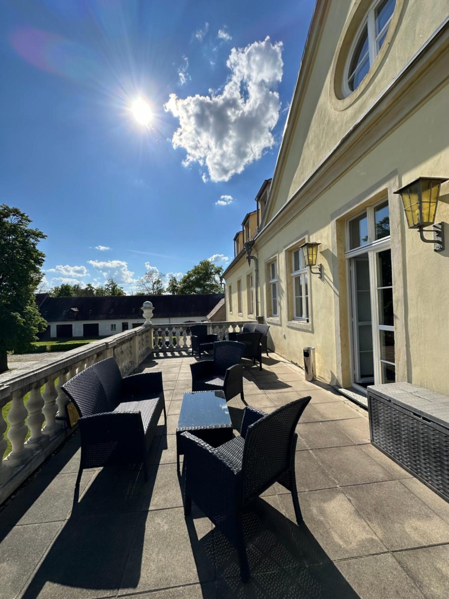 Hotel Garni Schloss Grochwitz Herzberg  Bagian luar foto